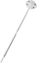 Retractable Dust Mop with Long Handle Triangle Electrostatic Cleaning Mop Head White Household Floor Cleaning Tool for Convenient Dust Removal and Easy Use