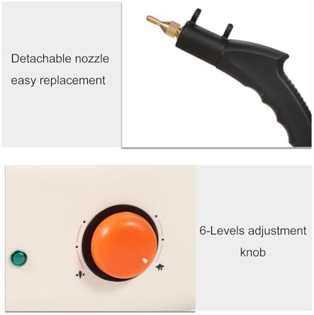 Steam Cleaner Portable Handheld Steam Cleaner 4.5Bar High Pressure Temperature Steam Cleaning Machine with 3 Brush (Orange White)
