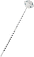 VICASKY Rotating Dust Mop with Long Handle and Disposable Facial Cleansing Cloth Triangular Triangle Floor Duster Set for Home Dust Removal and Window Cleaning