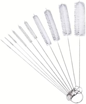 Straw Cleaner Pipe Brushes 8 Inch 10 Count Cleaning Brush Set