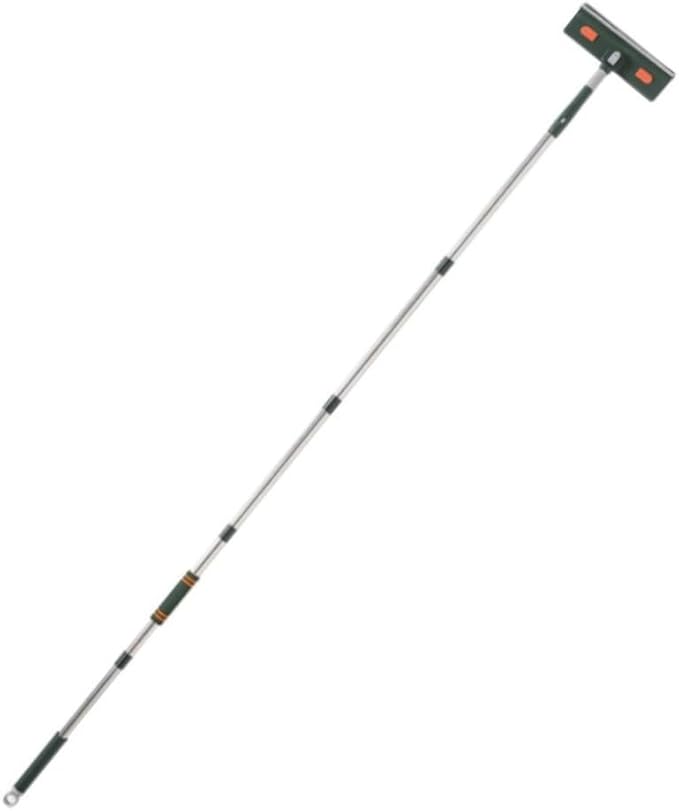 Skirting Board Cleaning Mop with 172 cm Extendable Handle Reusable Microfiber Pad Ergonomic &amp 4-Piece Bracket Set Ceilings Tiles and Baseboards(B)