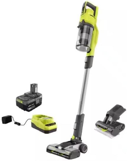PCL720K-A32BR01 Fits for Ryobi 18V Cordless Stick Vacuum Kit with 4.0 Ah Battery Charger and Mini-Motorized Beater Bar
