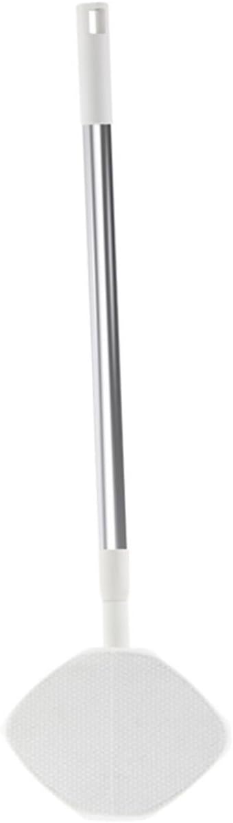 Retractable Dust Mop with Long Handle and Rotatable Microfiber Head White Triangular Dry Floor Cleaning Mop for Household Use Easy Dust Removal with Face Towel Replacement