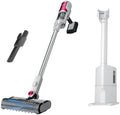 Sharks Cordless Stick Vacuum Cleaner with Auto-Empty Base Self-Cleaning Brushroll HEPA Filtration and 40-Minute Runtime – White