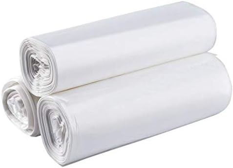 Karat Trash Bags [55-60 Gal - 200 pc] | 17 Microns | Clear High Density Garbage Can Liners | 38 x 60