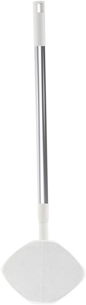 CHILDWEET Retractable Household Cleaning Dust Mop with Replaceable Face Towel Pad Triangular Electrostatic Dust Mop for Floor Cleaning White Extendable Handle for Home Use