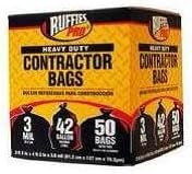 Berry Plastics CCB750 50 Count 42 Gallon Heavy Duty Contractor Clean Up