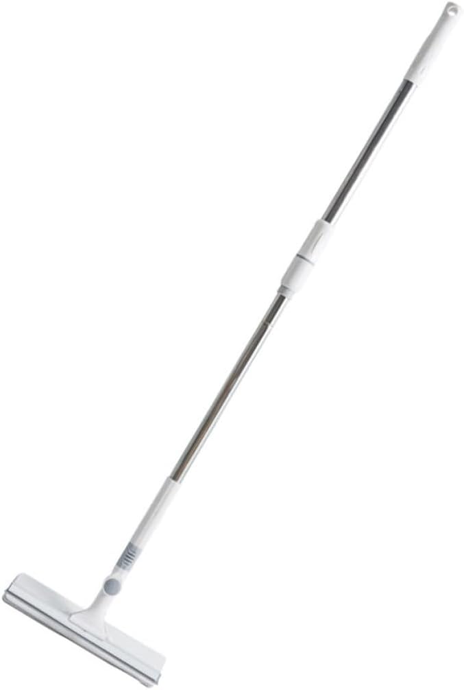 Telescopic Window Cleaning Wiper Dual-Sided Scraper 180° Rotary Mop Multi-Purpose Glass Cleaner for Indoor/Outdoor Use Suitable for Home and Office