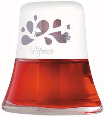 BRIGHT Air 900022CT Scented Oil Air Freshener Macintosh Apple and Cinnamon Red 2.5oz 6/Carton