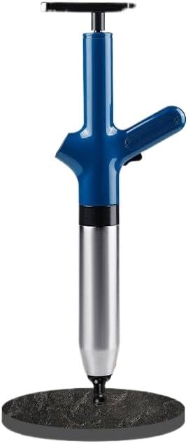 Generic Toilet Pressure Remover High Pressure Toilet Unblock Shot Toilet Pipe High Pressure Air Drain Clog Remover Plumbing Tool Applicable To Clogged Pipe (blue)