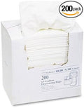 Draw `n Tie : Heavy-Duty Trash Bags Hexene Resin 13gal.9mil 24.5 x 27 3/8 White 200 -:- Sold as 2 Packs of - 200 -/- Total of 400 Each