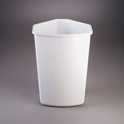 HandyCT KV FERRC PB32W 32 Qt. Replacement Waste Bin for Rotary Center White Plastic