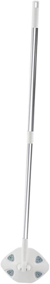 Rotatable Dust Mop with Long Handle Triangular Microfiber Floor Cleaning Mop for Easy No-wash Cleaning and Convenient Floor Care
