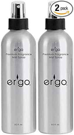 Ergo Modern Premium Air Freshener Room Spray Linen Spray Aromatherapy Spray and Odor Eliminator Luxury Quality Mist Spray Base (8 fl. oz - Pack of 2 - Red Berry Currant)