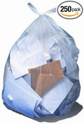Heritage Trash Bag Heavy Duty 33 gal. Clear LLDPE 0.65 Mil. 33 X 39 Inch Twist Tie Flat Pack H6639HC - CASE OF 250