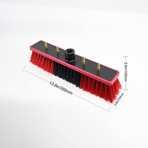 Glass Cleaning Brush Home Water Fed Telescopic Pole Kit Solar Panel Brush Rotating for Photovoltaic PanelWindow Cleaning Pole Window Cleaning Brush Equipment Water Hose Fed Pole Cleaning P