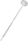 Retractable Dust Mop with Face Towel Refill No Washing Handheld Floor Cleaning Mop for Household Use White Triangular Electrostatic Microfiber Dust Cleaning Tool