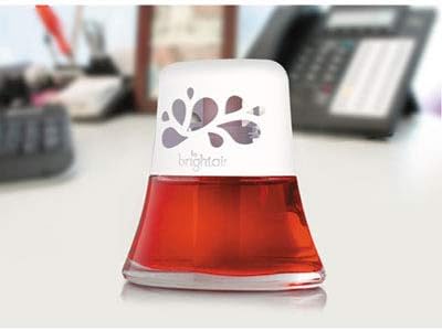 BRIGHT Air 900022CT Scented Oil Air Freshener Macintosh Apple and Cinnamon Red 2.5oz 6/Carton