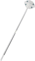 Household Dust Mop with Dry Tissue Refill Detachable Triangular Electrostatic Floor Duster Rotatable Mop Head for Hardwood Floors and Wall Cleaning with Washable Pad