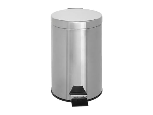 Croft Pedal Bin in Chrome 3L