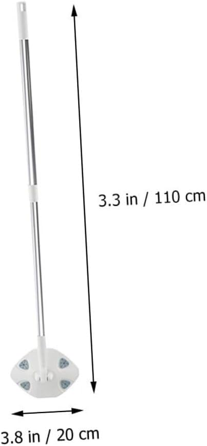 Veemoon Electrostatic Dust Mop with Long Handle and Dry  Rotatable Triangle Floor Cleaner for Hardwood and Indoor Dust Removal 1pcs Cleaning Tool for Home Use