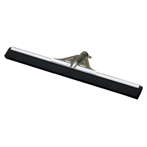 SPARTA Flo-Pac Floor Rubber Squeegee Window Squeegee with Reinforced Metal Frame for Floor Bathroom Kitchen Concrete Tile Garage Commercial Use 30 Inches Black