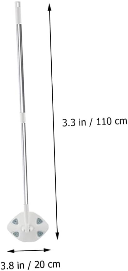 Vaguelly Retractable Dust Mop with Rotatable Head Handheld Floor Cleaning Mop for Household Use with Extendable Handle for Efficient Dust Removal