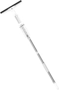 Double-Sided Window Cleaner with Water Spray Long Handle Cleaning Tool Household High-Rise Window Cleaning Brush for Home and Office Use