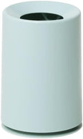 Ideaco TUBELOR® Mini Designer Round Counter or Desktop Waste Bin Conceals Any Plastic Bag 0.3 Gal / 1.2L Light Blue