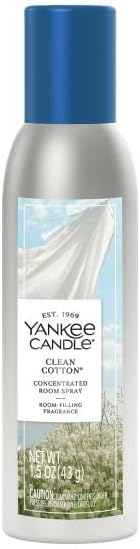 Yankee Candle Concentrated Air Freshener Room Spray Lemon Lavender Midsummer's Night Clean Cotton (1 Ea.) (Variety Pack)