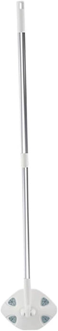 Household Dust Mop with Handle and Rotating Triangular Head Dry Tissue Refill Included Electrostatic Cleaning for Floors and Surfaces Convenient Floor Duster for Home Use