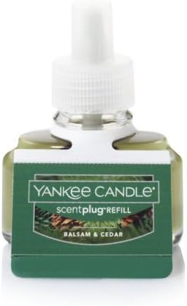 Yankee Candle Christmas Cabin Variety Pack - Scent Plug Diffuser Holiday Truck with Light Sensor Scent Plug Refill Red Apple Wreath and Balsam &amp Cedar Variety Pack