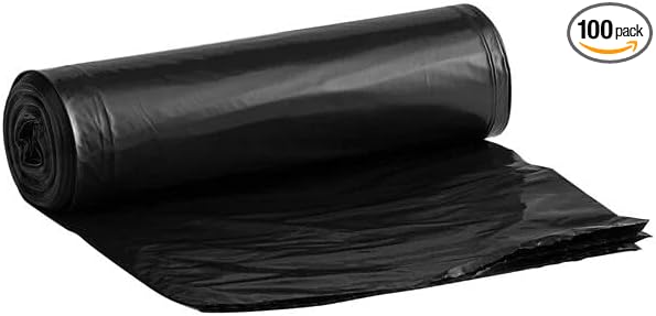 33 Gallons Trash Bag - Black 1.2 Mil 33 X 39 100/Case