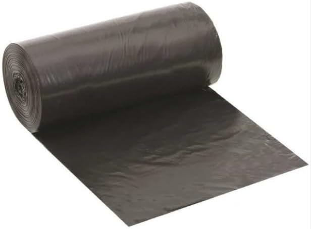 55-60 Gallon Black Garbage Bags – Heavy Duty 1.5 Mil Thick Trash Bags – Bulk Pack 100 Count – Leak &amp Tear Resistant Large Trash Can Liners for Home Office Yard Construction 38X58 Inc