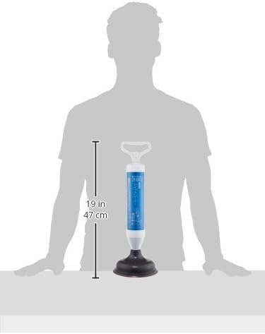 SANEI PR8700-L Vacuum Pipe Cleaner For Large and Western Toilets Eliminates Clogging Large and Small With Rubber Strong Suction
