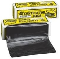 WARP BROTHERS FBP55.50 635057 Black Industrial Bags 55 gallon/50 Bags