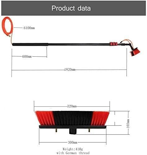 Glass Cleaning Brush photovoltaic Panel Cleaning Tool Solar Panel Water Spray Cleaning Brush Extension Pole a Portable Telescopic Pole Glass Scraper