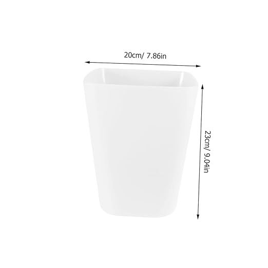 Cabilock 3Pcs Trash Can Large Capacity Bathroom Wastebasket for Office Kitchen Living Room Material Easy to Clean Versatile Garbage Bin