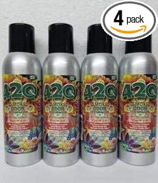 Smoke Odor Exterminator 198 gm/ 7 oz Large Spray 420 Set of Four Cans.