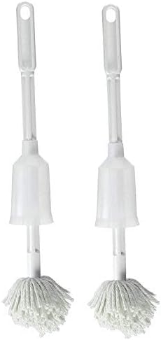 Fuller Brush Toilet Bowl Cleaner Brush – Antimicrobial Toilet Swab with Soft Non-Scratch Head Long Handle Deep Cleaning Under Rim (Pack of 2)