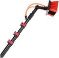 Glass Cleaning Brush Household Water Supply Telescopic Pole Kit Solar Panel Rotating Brush Solar Photovoltaic PanelsWater Fed Pole Kit Window and Solar Cleaning Pole W/Water Fed