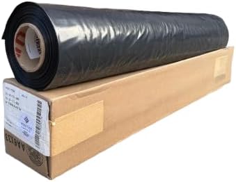 Heavy Duty Black Compactor Bag Tubing — 32 x 244 ft Continuous Roll | Industrial Strength LDPE Plastic | Extra-Wide Custom Length Trash Bags for Commercial Compactors