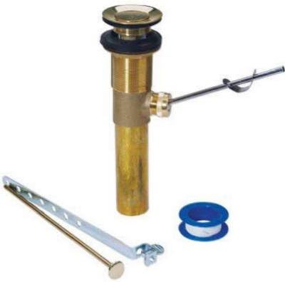 Master Plumber 829-066 Lavatory Drain Pop-Up Assembly Brass 1.25 x 8.5-In. - Quantity 5