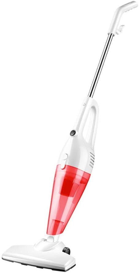 Corded Vacuum Cleaner Stick Vacuum Powerful Suction Quiet Lightweight Removable Handheld Very Suitable for Hard Floors and Carpet Hardwood Floor Pet Hair (Color : Red)