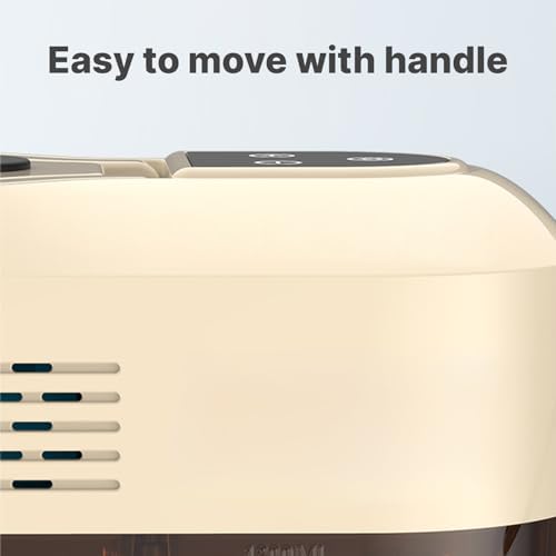 Irishom Handheld Multi-surface Steam Cleaner with 6pcs Accessories Touch Screen 6 Levels Adjustable 105℃/221℉ Deep Cleaning Steamer with Portable Handle 1200ml/40.5oz Water Tank