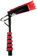 Telescopic Glass Cleaning BrushTelescopic Window Cleaner Water Wash Brush Kit(3.6M-10.8M) Window and Solar Panel Cleaning System W/Brush &amp Telescopic Pole Windows Clea