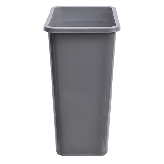 ELYSIAN Home Kitchen Trash Can Commercial Office Wastebasket Black (1 Pack)