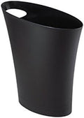 Umbra 082610-040 Skinny Black Waste Can