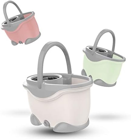 Automatic Rotary Mop with Bucket - Hands-Free Washing &amp Squeeze Function Stainless Steel Design for Efficient Home Cleaning Easy to Use Ideal for Floors &amp Spills