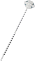 SUPVOX Rotating Dust Mop for Hardwood Floors with Electrostatic Triangular Mop Head No-wash Dry Dust Cleaning Tool Includes Dry  Suitable for Home and Commercial Use